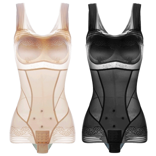 正品医美连体塑身衣女收腹束腰燃脂瘦身提臀吸脂美体强压束身塑形