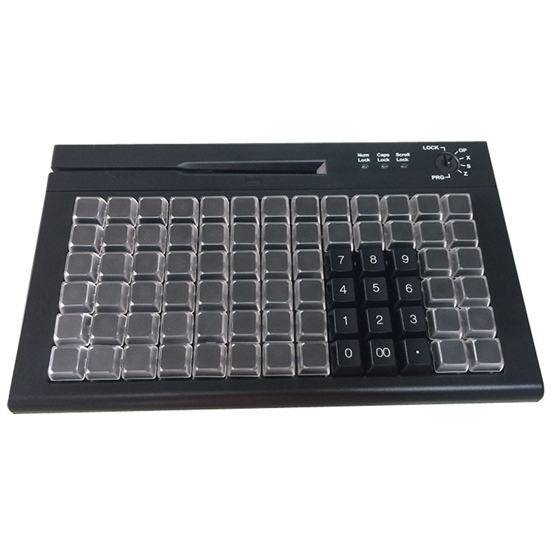 kb78可编程收银机键盘超市专用pos便利店收款机可刷卡ln6bnu3tmv