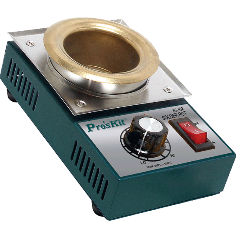 台湾宝工无铅可调温镀钛焊锡炉锡锅浸锡炉环保熔小锡炉150w-300w