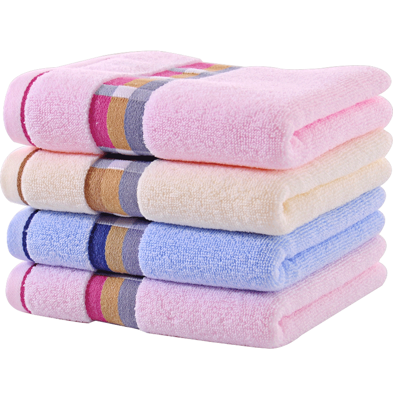 4条装永亮毛巾纯棉洗脸成人家用全棉柔软加厚吸水擦脸洗面男女士