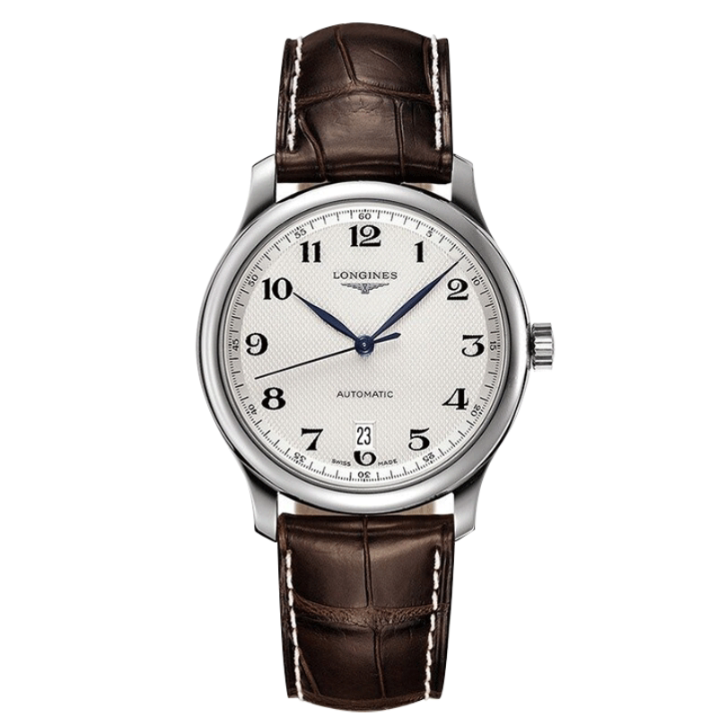 瑞士浪琴手表男士机械表名匠正品防水皮带男表腕表l2.628.4.78.