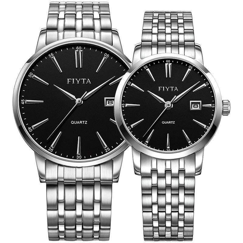 飞亚达经典系列情侣对表男女手表简约时尚钢带防水石英表正品