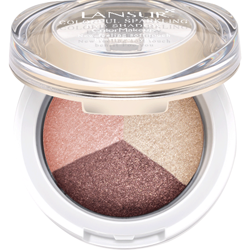 兰瑟烤粉眼影盘大地色亮片闪粉橘色珠光桃花朵自然裸妆懒人正品