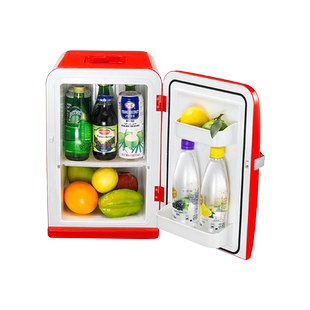 索美特18l双制冷车载迷你小冰箱小型家用宿舍微型车家两用单门式