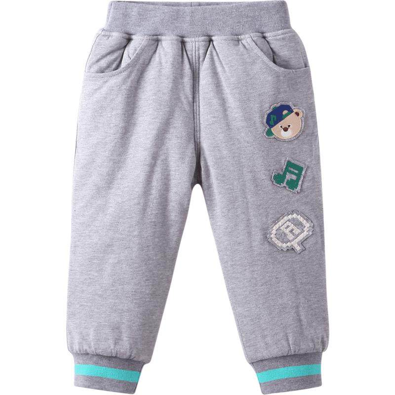 男宝宝加绒加厚棉裤儿童婴儿冬季夹棉裤子男童冬装小童外穿大pp裤