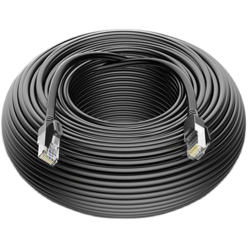 网线家用高速千兆超六6超五5类宽带网线电脑室外成品网络线10米