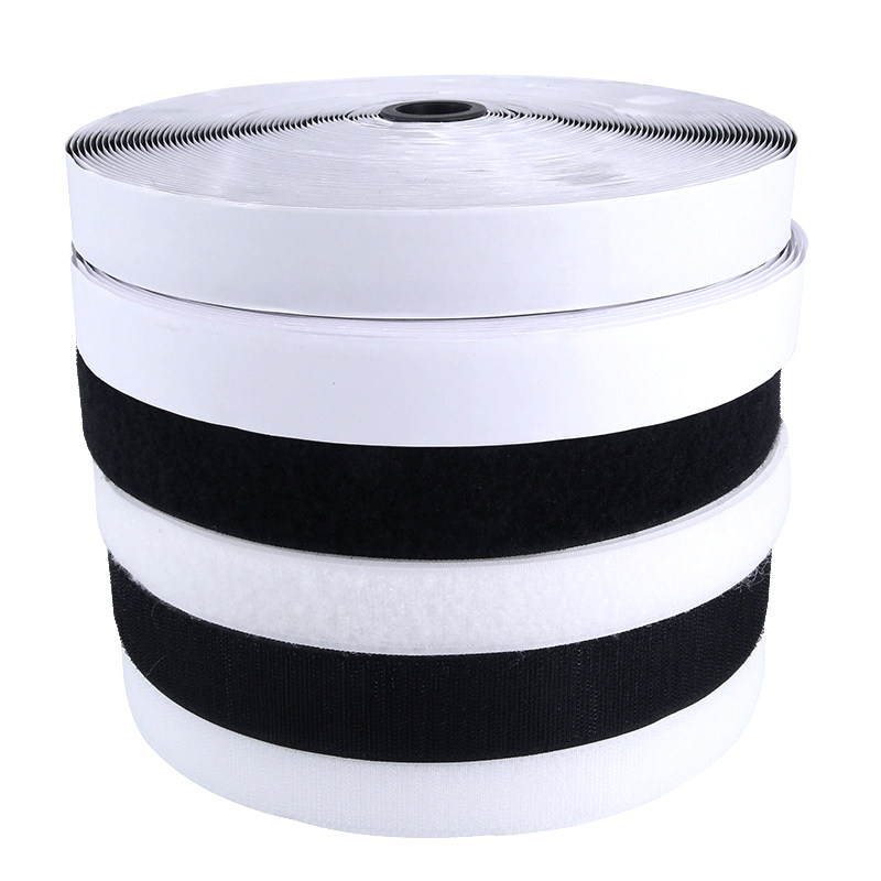 尼龙强力自粘带魔术贴背胶子母粘条毛刺条双面窗帘衣服鞋子粘贴扣