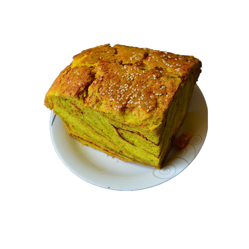 甘肃兰州临夏清真玫瑰千层饼香豆姜黄红曲手工作现做现发速食早餐