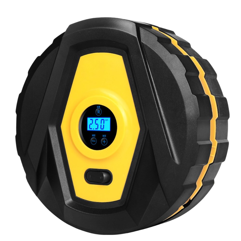 车载充气泵小轿车便携式汽车电动轮胎多功能12v车用打气筒加气泵-怎么