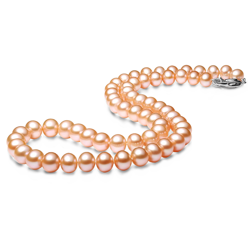 欧诗漫珠宝 篱香 紫色淡水珍珠项链送妈妈6-7mm中老年送婆婆礼物