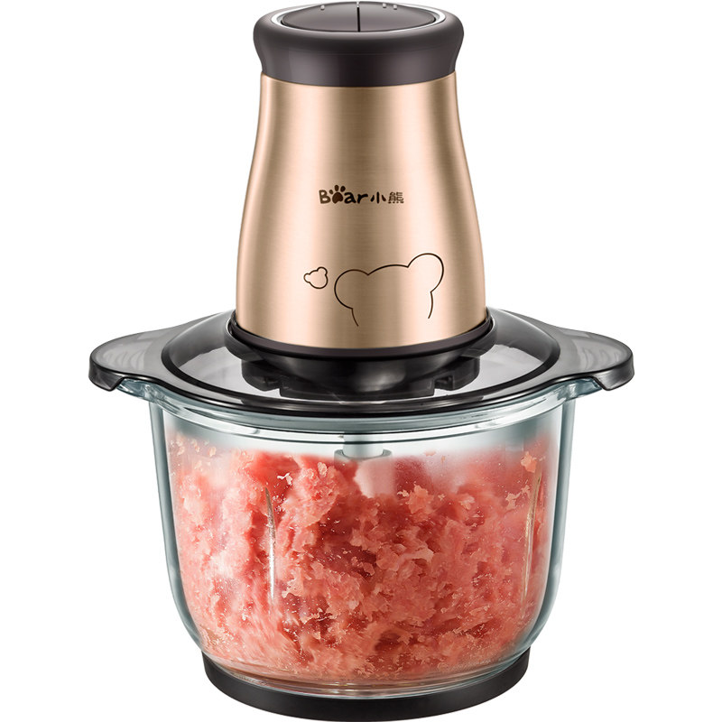 小熊绞肉馅机家用电动小型全自动搅肉碎肉机绞菜搅馅打蒜打辣椒机