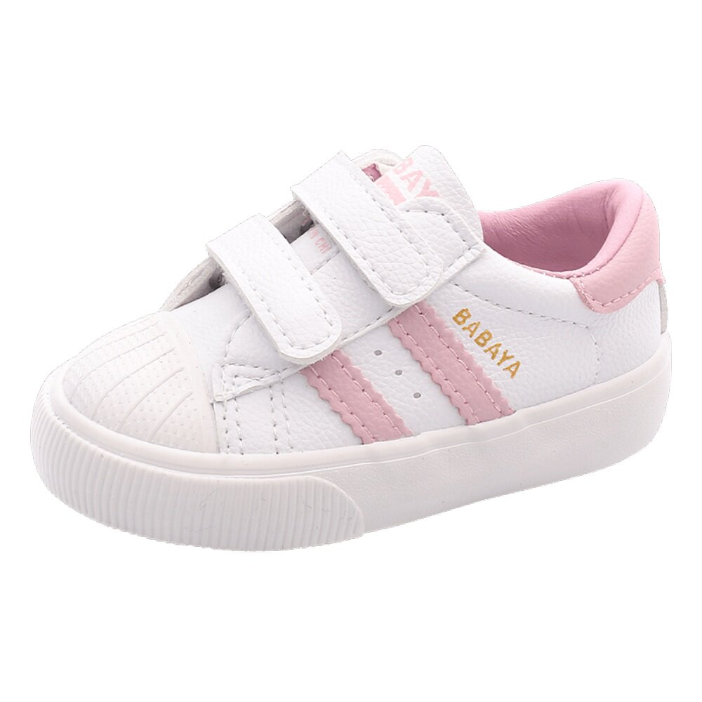 芭芭鸭儿童小白鞋宝宝鞋1-3岁软底学步鞋女童休闲男小童鞋子春季