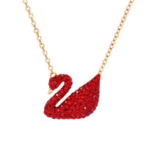 swarovski/施华洛世奇红天鹅女项链2020新品大号红色吊坠5465400 券