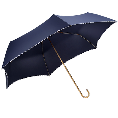 waterfront日式鱼纹弯曲柄遮阳伞