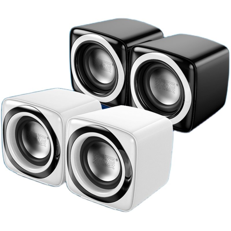 索爱c5台式电脑音响小音箱家用桌面笔记本影响迷你多媒体usb有线超重