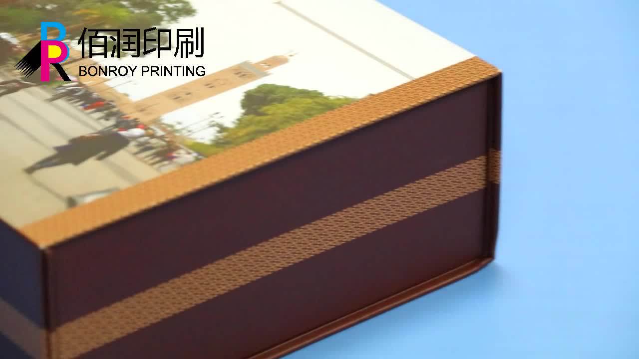 alibaba custom packaging magnetic closure cardboard paper gift