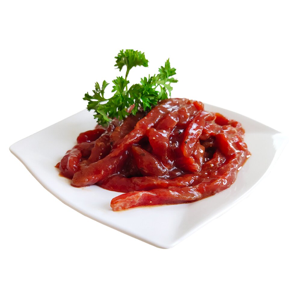 西点巴顿 家庭黑椒牛柳半成品腌制共1000g4袋包装进口牛肉新鲜