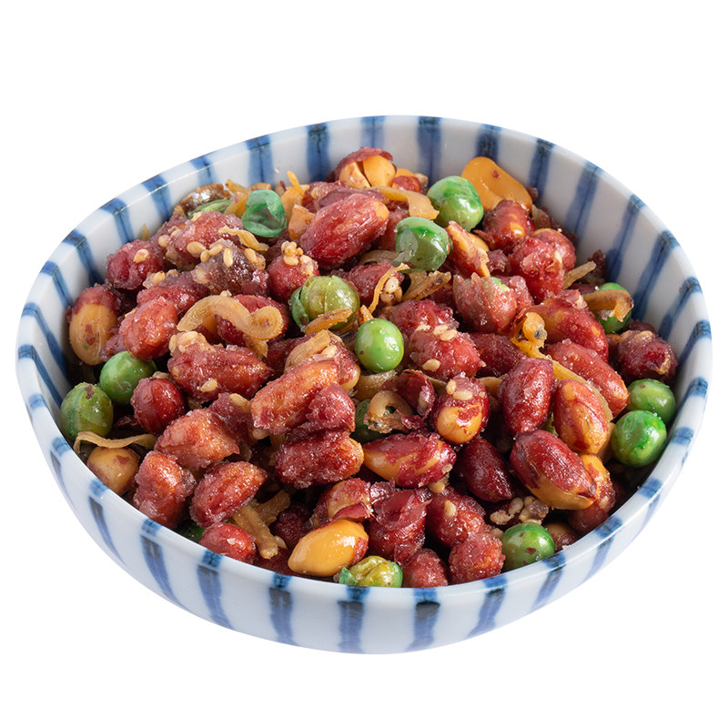 延边特产小鱼花生零食朝鲜族风味咸菜韩食府小鱼拌花生下酒菜108g