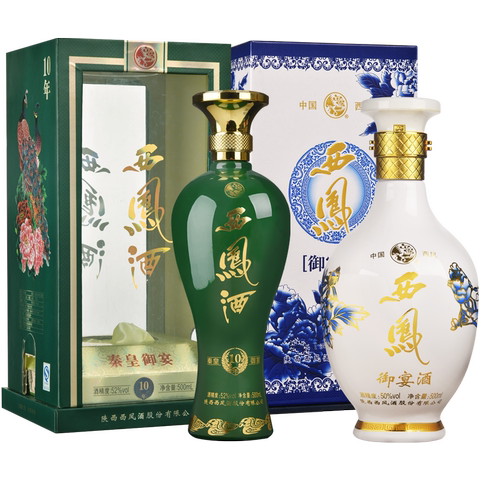 酒仙网 52度西凤秦皇御宴酒(10)500ml凤香型陕西白酒