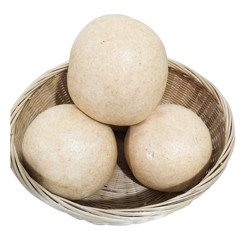 山东老面引子馒头纯手工制作红小豆豆包每个200克每份10个