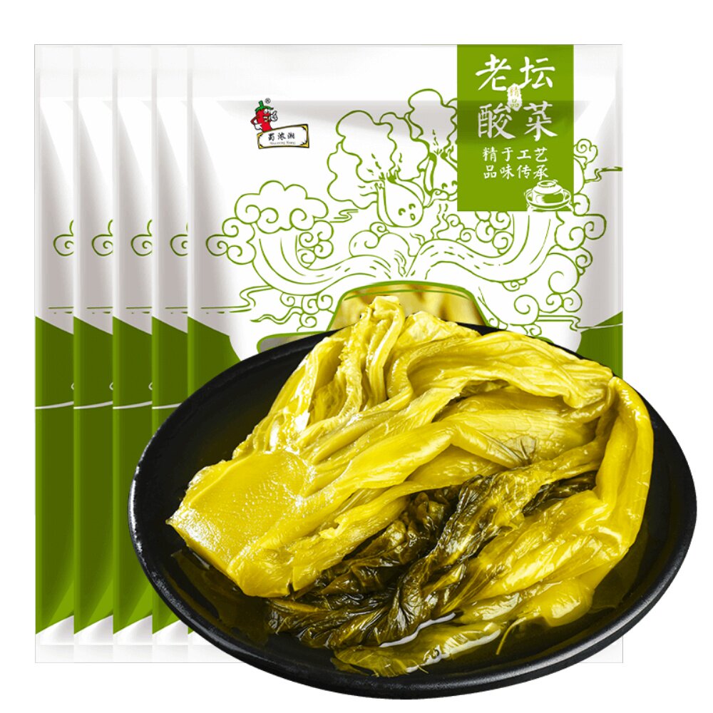 蜀浓湘老坛酸菜农家自制正宗四川酸菜泡菜酸菜鱼的酸菜500g*5袋装