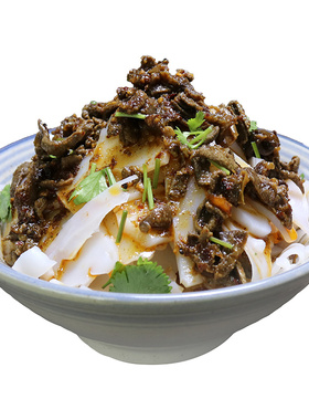 荞麦碗托镇川麻辣肝碗托6份 陕西榆林特产陕北小吃绥德猪肝子碗团