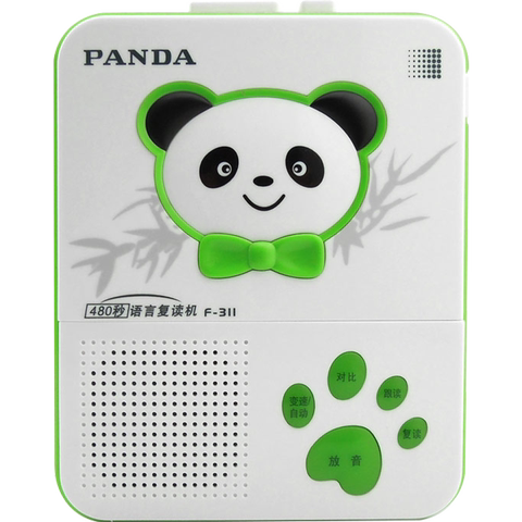 熊猫311儿童小学生初中高中复读机录音机磁带机英语教学用学习播放机