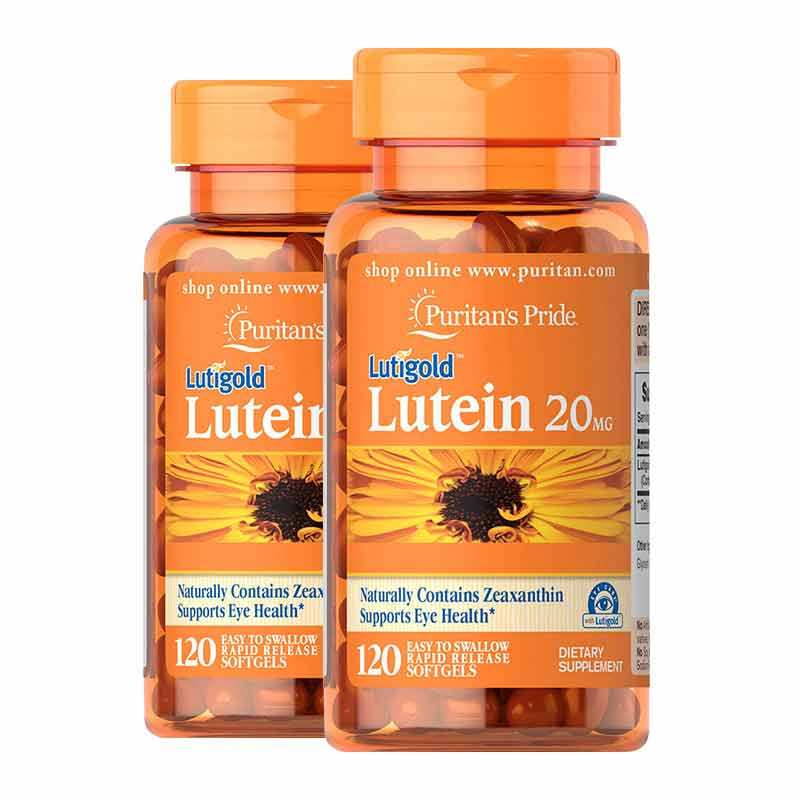 普丽普莱叶黄素软胶囊20mg120粒*2美国进口成人眼部呵护