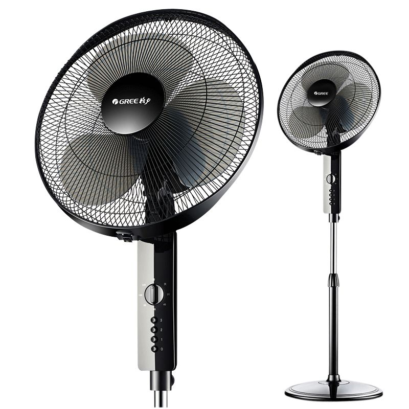 格力电风扇家用落地扇机械宿舍电扇办公扇立式定时风扇摇头落地扇