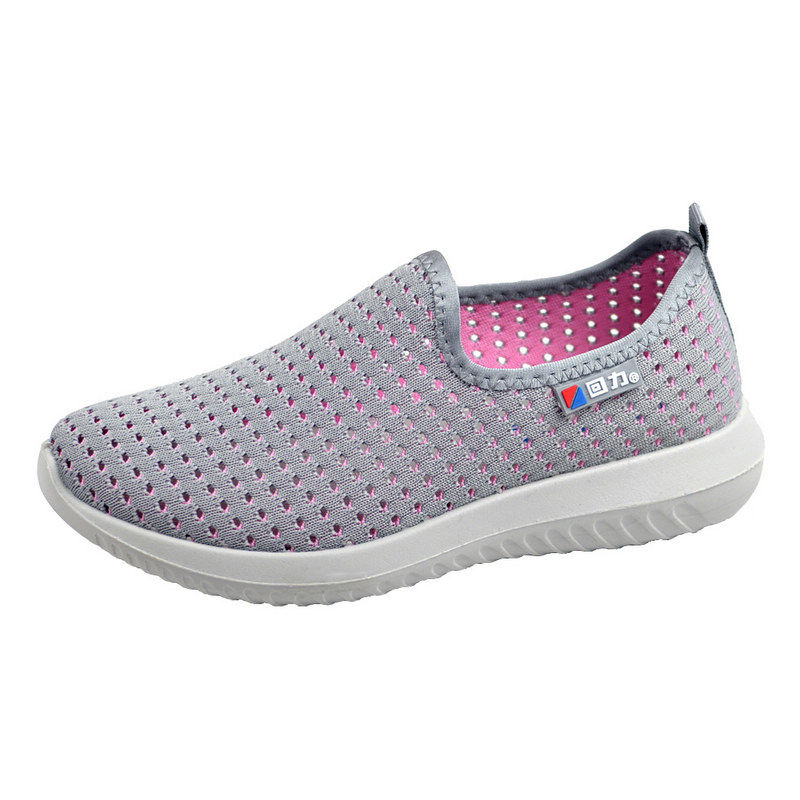 镂空回力网鞋女2020新款韩版轻便透气网面运动鞋一脚蹬女士懒人鞋