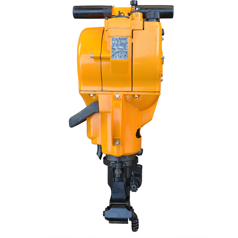 手持凿岩机内燃式yn27风钻机岩石路面钻孔油镐汽油镐油锤钻孔破碎