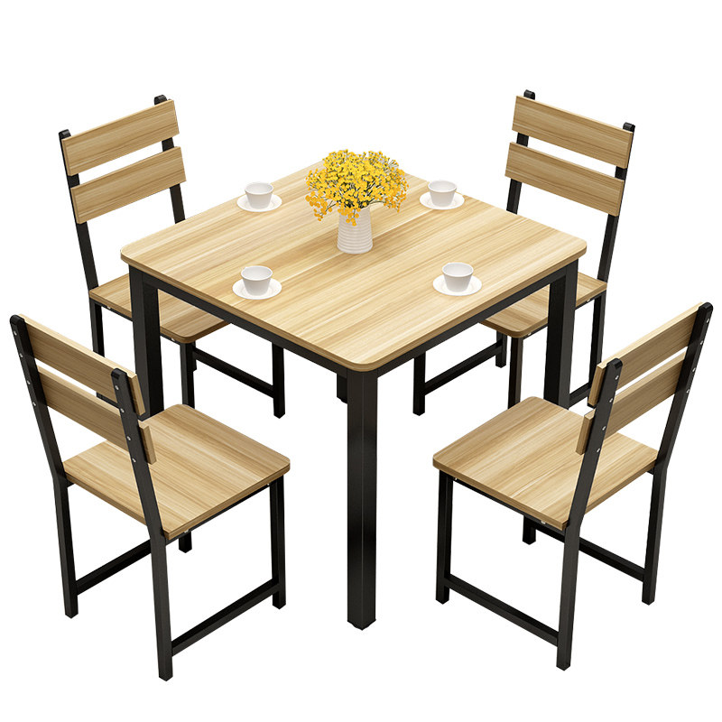 餐桌椅组合 小方桌简约吃饭桌桌子家用 80x80桌2人4人桌时尚桌子 - 品