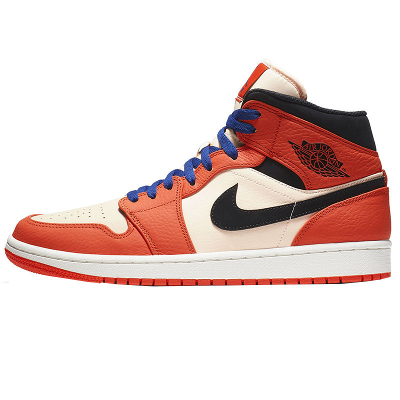 air jordan aj1尼克斯扣碎中帮芝加哥烟灰熊猫禁穿男女852542-800