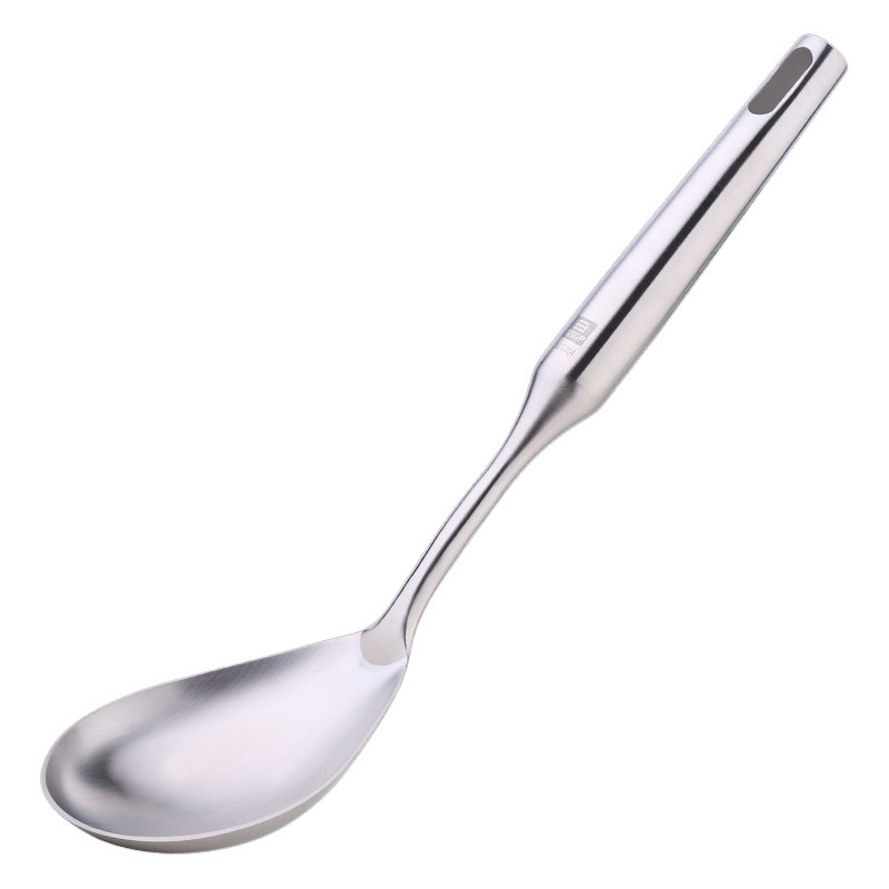 德国加厚304不锈钢饭勺 家用大号盛米饭勺汤勺调羹分菜分餐粥勺子