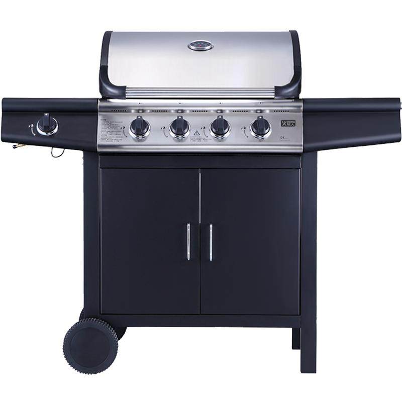 火牧人户外燃气烧烤炉 庭院别墅商用液化气烧烤架大号美式烤肉bbq