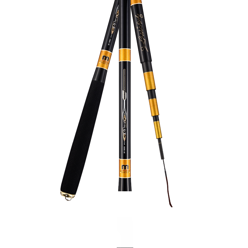 金泉19调黑坑鱼竿超硬手杆 鲤鱼台钓竿钓鱼竿暴力杆5.4米幻翼1800