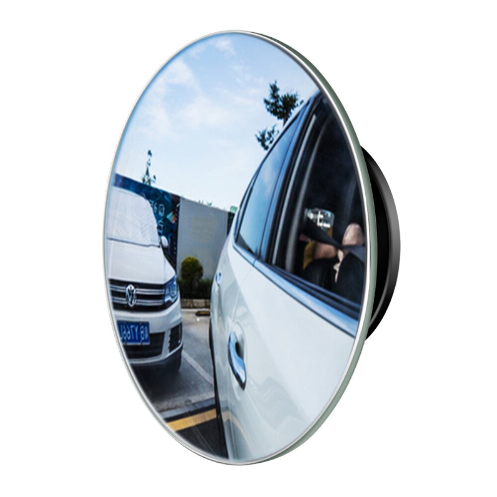 倍思后视镜小圆镜汽车倒车盲区辅助镜360度多功能盲点反光镜防雨