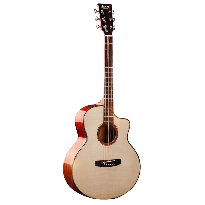 楚门吉他tf35云杉木面单41寸民谣吉他初学者男女专业演奏初学吉他