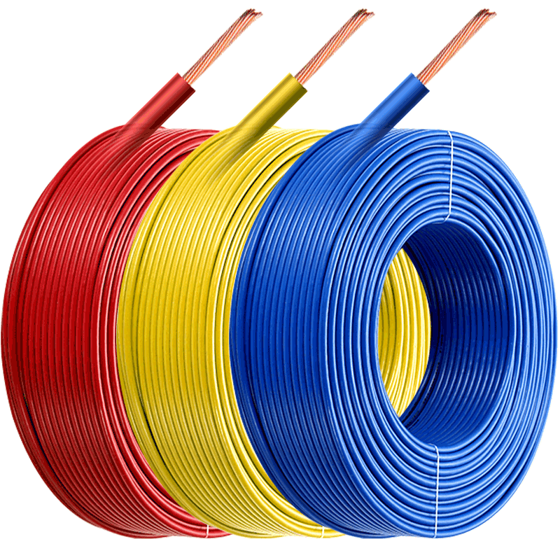 鸿雁电线家用bvr2.5平方铜芯电线电缆国标1.5/4/6纯铜线多股软线