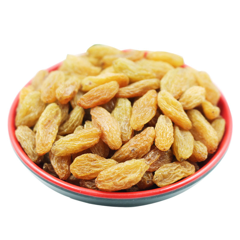 新疆特产吐鲁番特级树上黄葡萄干500g 超大非免洗即食散装商用