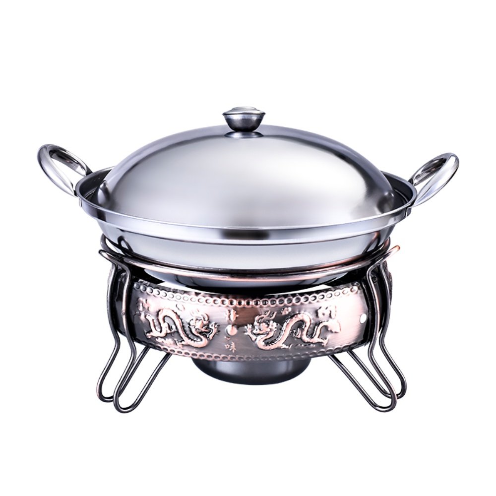 酒精炉小火锅家用饭店干锅锅仔商用固体液宿舍酒精锅酒店用小套装