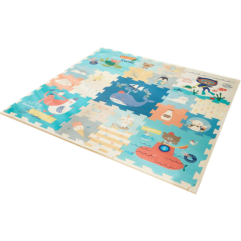 babygo宝宝爬行垫xpe拼接垫加厚环保无味婴儿客厅地垫爬爬垫家用