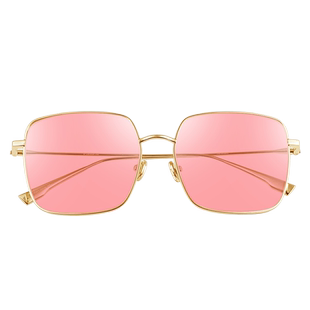 2019新款ins超火 gm圆框男女韩版太阳眼镜网红同款粉色偏光墨镜潮