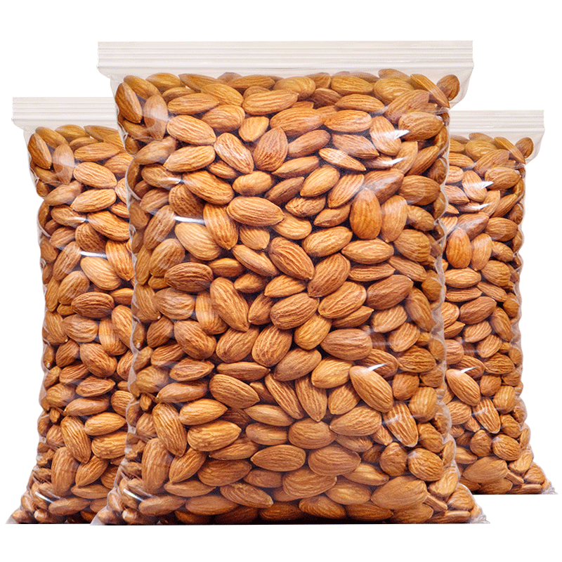 新货巴旦木仁杏仁坚果500g美国大杏仁片扁桃仁散装孕妇零食干果仁