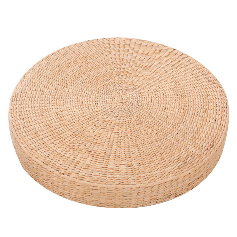 蒲团坐垫草编榻榻米坐墩打坐垫日式加厚禅修垫地上坐垫藤草编蒲垫