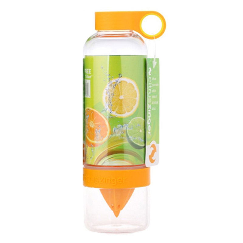 韩国正品榨汁柠檬杯塑料活力瓶带盖便携随手杯成人大容量果汁杯子
