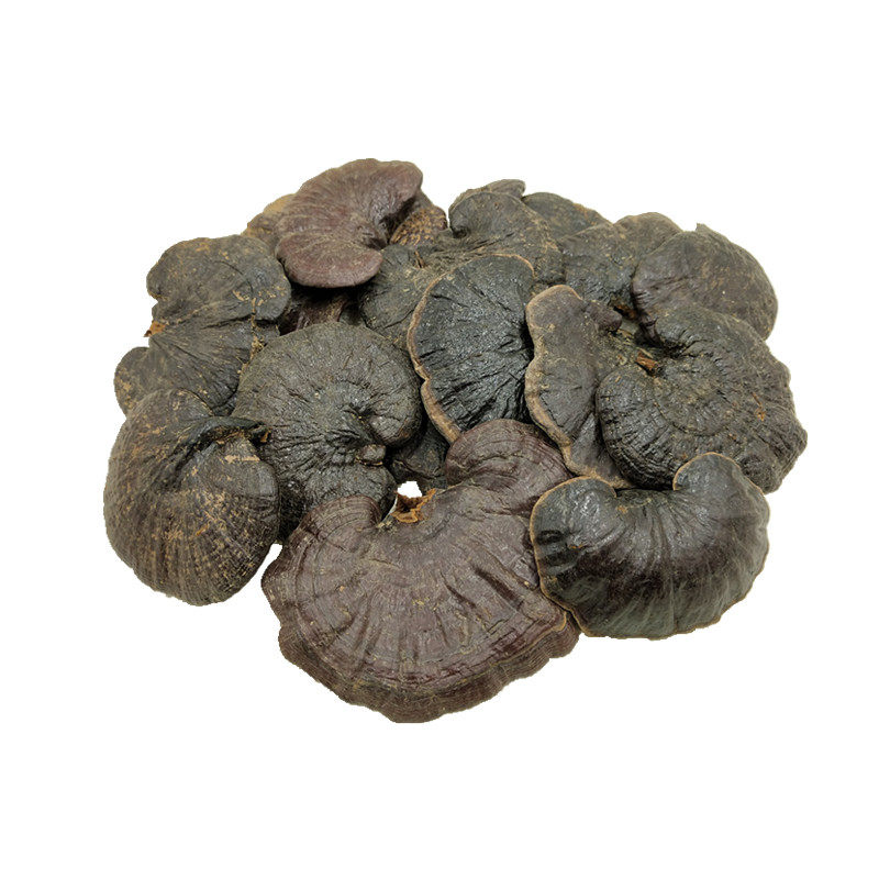 灵芝野生一斤装云南纯野竹灵芝盖整枝散装黑林芝紫灵芝片干货500g