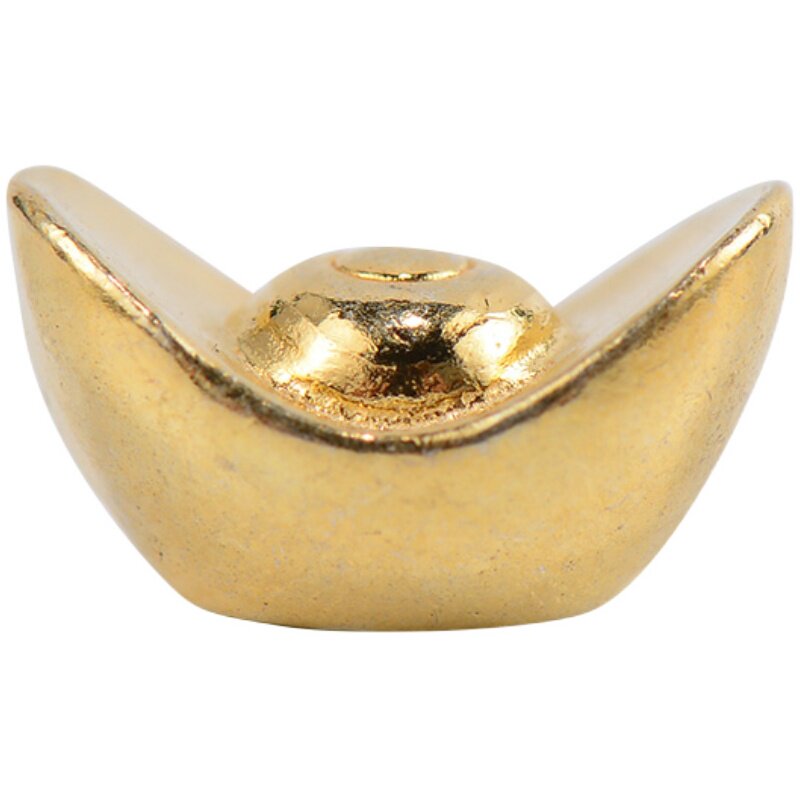 藏村 纯银元宝小元宝实心镀金银锭家用供曼扎盘宝瓶佛塔装赞摆件