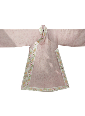 如是观明制谢池春缘襈交领大襟汉服