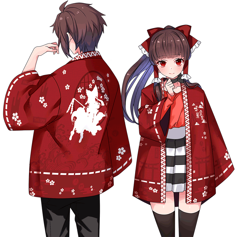 杰克前沿 二次元周边东方project幽幽子动漫羽织浴衣男女和服订制